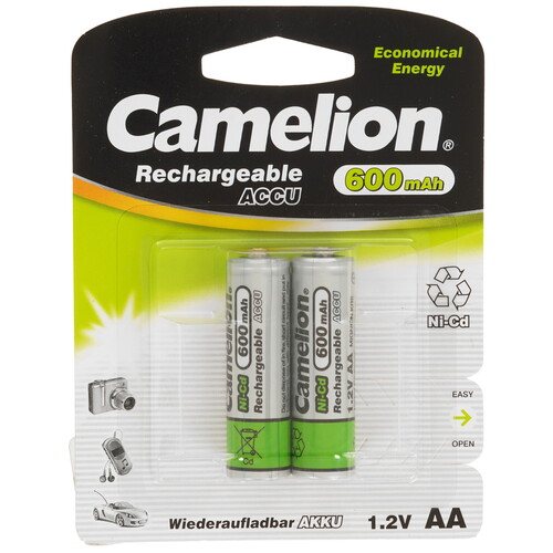 Купить Аккумулятор Camelion NC-AA600BP2 600 мА*ч  9105771. Характеристики, отзывы и цены в Донецке
