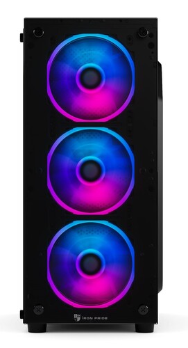 Купить Корпус Iron Pride WARRIOR Z2 [УФ-00002544] черный  9257833. Характеристики, отзывы и цены в Донецке