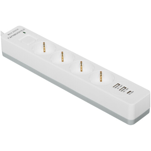 Купить Сетевой фильтр Гарнизон EPS-OP-4-CU2-W-2 белый  9098913. Характеристики, отзывы и цены в Донецке