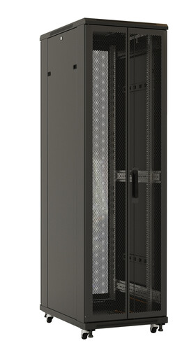 Купить Шкаф коммутационный Hyperline TTB-4266-DD-RAL9004  8193736. Характеристики, отзывы и цены в Донецке