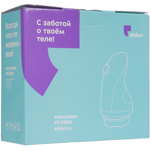 Купить Массажер Kitfort KT-5960 белый  9285152. Характеристики, отзывы и цены в Донецке