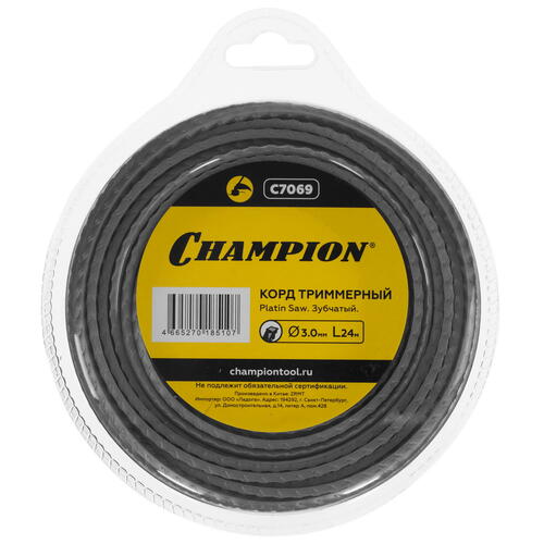 Купить Леска для триммеров Champion Platin Saw C7069  5099790. Характеристики, отзывы и цены в Донецке