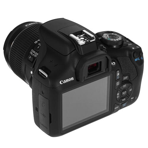 Купить Зеркальный фотоаппарат Canon EOS 2000D Kit 18-55mm IS II черный  5068850. Характеристики, отзывы и цены в Донецке