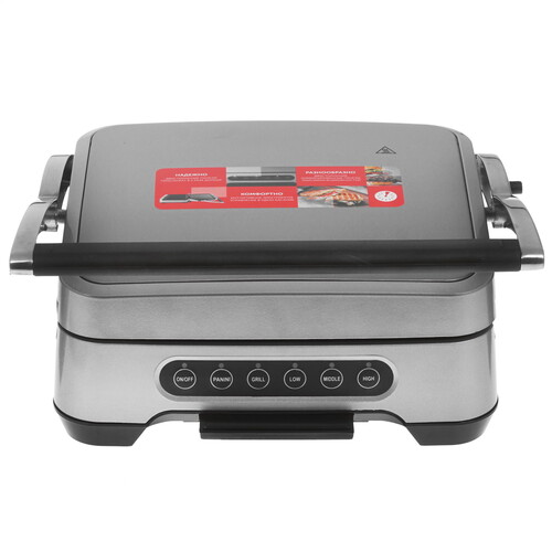 Купить Гриль Scarlett SC-EG350E04 серебристый  8146558. Характеристики, отзывы и цены в Донецке