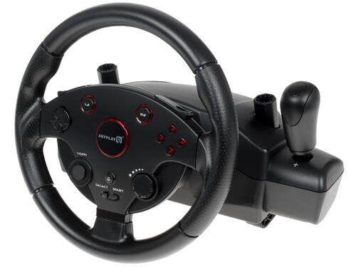 Купить Руль Artplays Street Racing Wheel Turbo C900 черный  1220699. Характеристики, отзывы и цены в Донецке