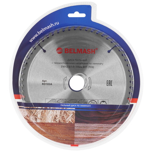 Купить Диск пильный BELMASH RD183A  9153359. Характеристики, отзывы и цены в Донецке