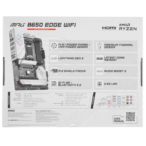 Купить Материнская плата MSI MPG B650 EDGE WIFI  5079569. Характеристики, отзывы и цены в Донецке