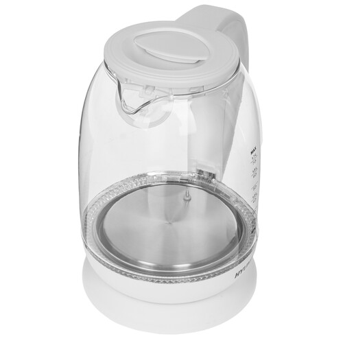 Купить Электрочайник Hyundai HYK-S3808 белый  9228377. Характеристики, отзывы и цены в Донецке