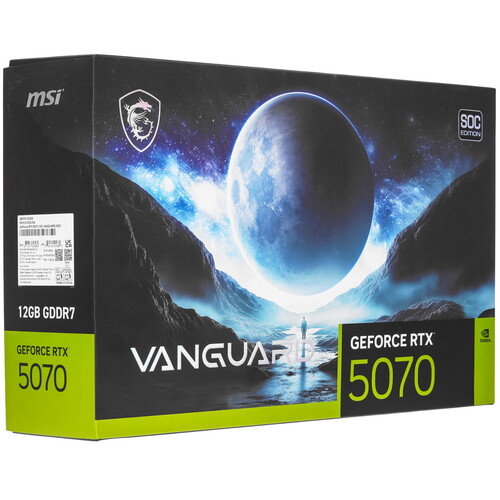 Купить Видеокарта MSI GeForce RTX 5070 VANGUARD SOC  5622136. Характеристики, отзывы и цены в Донецке