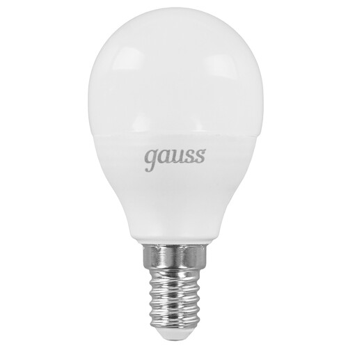 Купить Лампа светодиодная Gauss Шар 6W E14 RGBW  9119115. Характеристики, отзывы и цены в Донецке