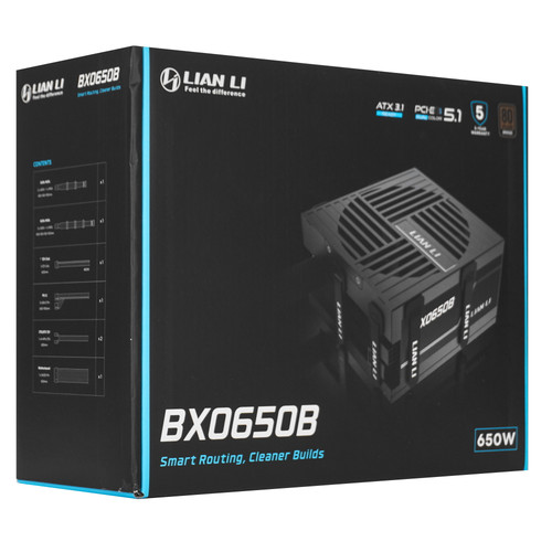 Купить Блок питания LIAN LI BX 650B [G9P.BX0650B.B000.RU] черный  5640465. Характеристики, отзывы и цены в Донецке
