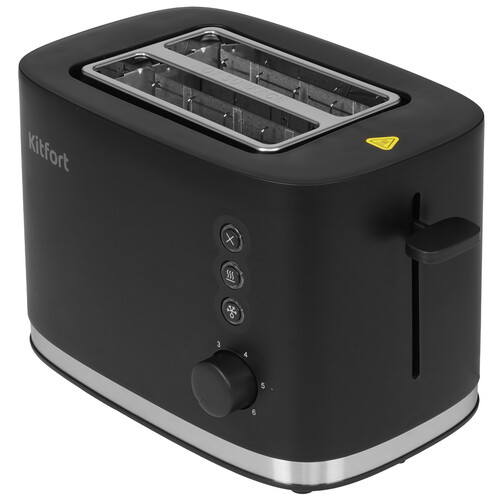 Купить Тостер Kitfort КТ-6217 черный  9040849. Характеристики, отзывы и цены в Донецке