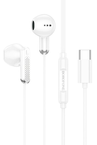 Купить Проводные наушники Borofone BM89 Surpass белый 2025  9237761. Характеристики, отзывы и цены в Донецке