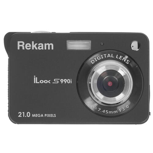 Купить Компактный фотоаппарат Rekam iLook S990i черный  1690128. Характеристики, отзывы и цены в Донецке
