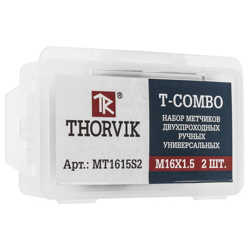 Купить Набор метчиков Thorvik MT1615S2  9103343. Характеристики, отзывы и цены в Донецке