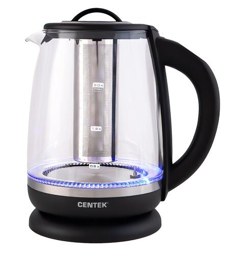 Купить Электрочайник Centek CT-0017 черный  8144184. Характеристики, отзывы и цены в Донецке