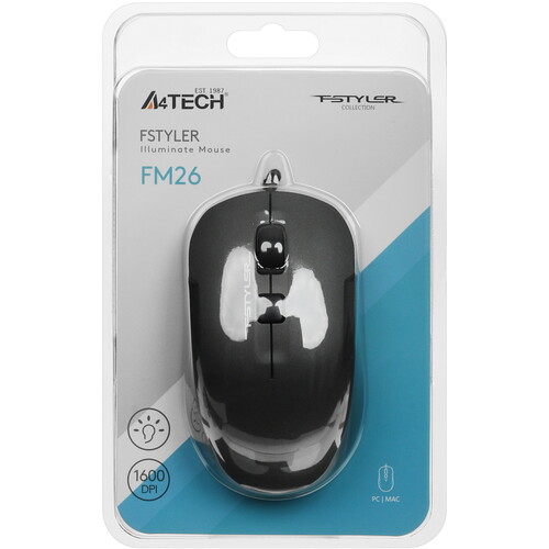 Купить Мышь проводная A4Tech Fstyler FM26  5441387. Характеристики, отзывы и цены в Донецке