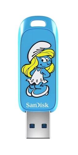 Купить Память USB Flash 256 ГБ Sandisk Smurf  5635910. Характеристики, отзывы и цены в Донецке