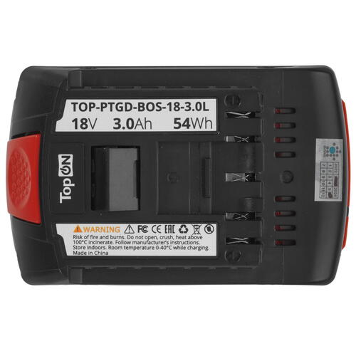 Купить Аккумулятор TopON TOP-PTGD-BOS-18-3.0L  9002629. Характеристики, отзывы и цены в Донецке