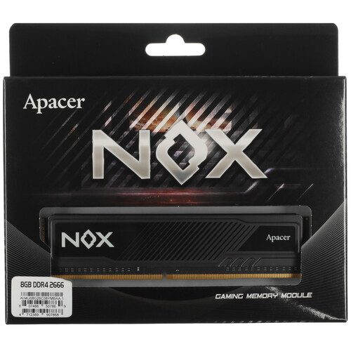 Купить Оперативная память Apacer NOX [AH4U08G26C08YMBAA-1] 8 ГБ  5095688. Характеристики, отзывы и цены в Донецке