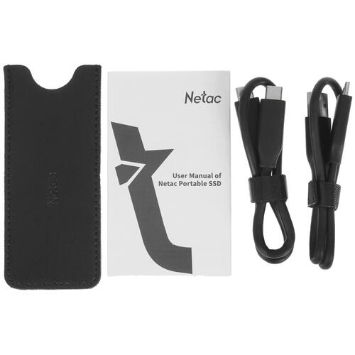 Купить 250 ГБ Внешний SSD Netac ZX [NT01ZX-250G-32BK]  5355406. Характеристики, отзывы и цены в Донецке