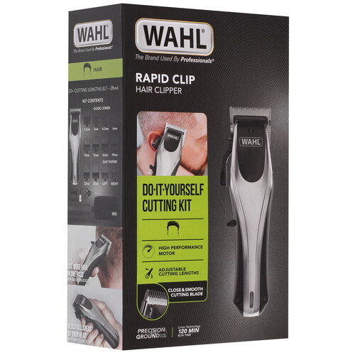 Купить Машинка для стрижки Wahl Rapid Clip 09657.0460 серебристый/черный  9162677. Характеристики, отзывы и цены в Донецке