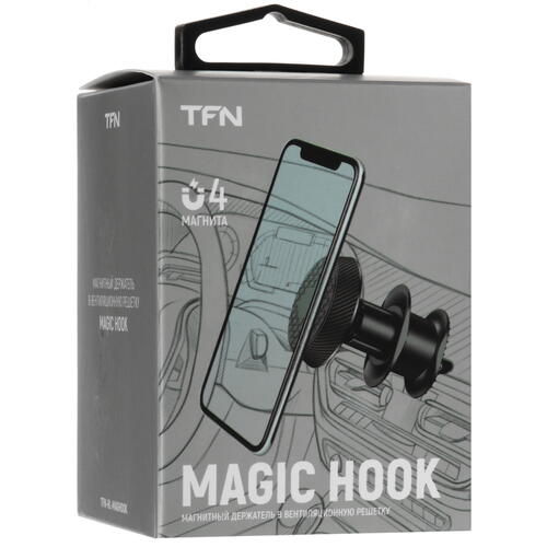 Купить Держатель автомобильный TFN Magic Hook черный  5465774. Характеристики, отзывы и цены в Донецке