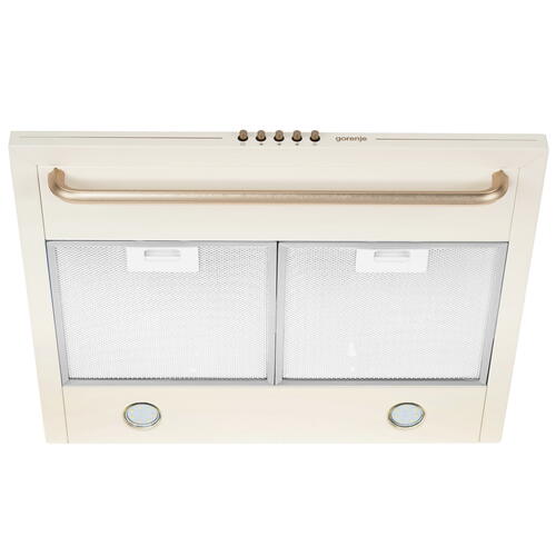 Купить Вытяжка каминная Gorenje WHC63CLI бежевый/золотистый  8199398. Характеристики, отзывы и цены в Донецке