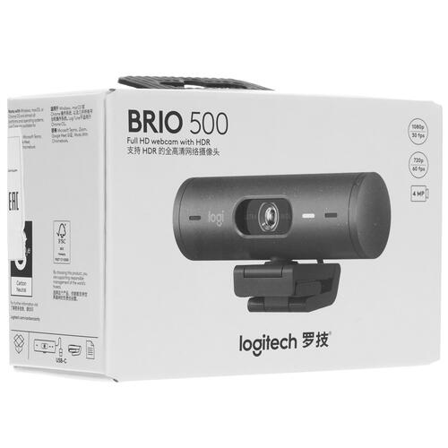 Купить Веб-камера Logitech BRIO 500  5092009. Характеристики, отзывы и цены в Донецке