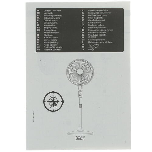 Купить Вентилятор Tefal Essential+ Stand VF4420F0  черный  5319223. Характеристики, отзывы и цены в Донецке