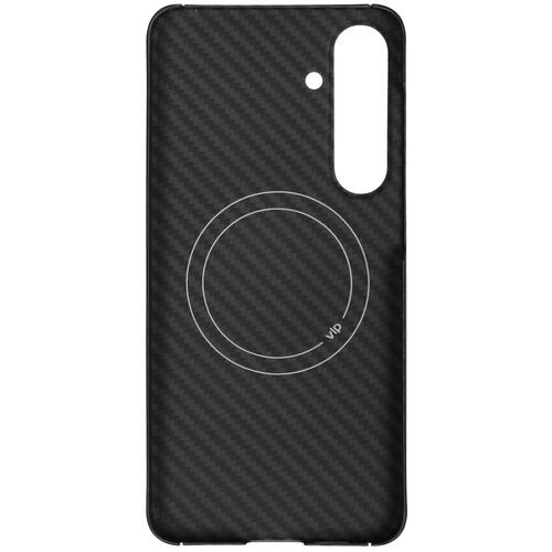 Купить Накладка  VLP Kevlar Case MagSafe для Samsung Galaxy S24+ черный/серый  5460489. Характеристики, отзывы и цены в Донецке