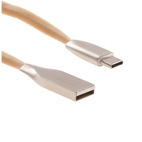 Купить Кабель круглый Cablexpert USB Type-C - USB 2.0 Type-A золотистый 1 м  5485405. Характеристики, отзывы и цены в Донецке