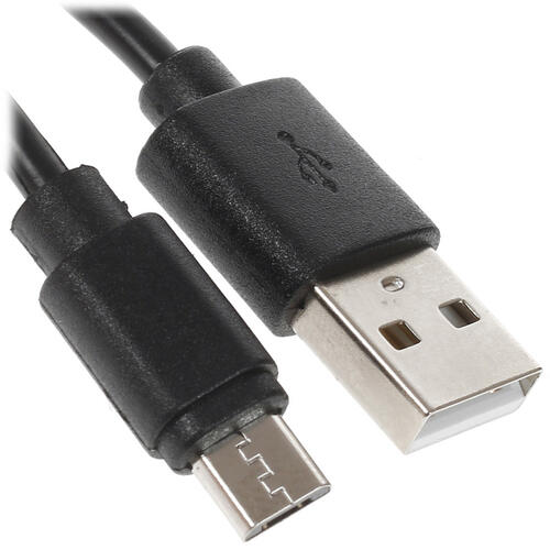 Купить Кабель круглый FinePower micro USB - USB 2.0 Type-A черный 2 м  1389570. Характеристики, отзывы и цены в Донецке