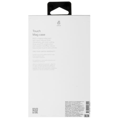 Купить Накладка  uBear Touch Mag Case для Apple iPhone 15 Pro розовый  5460633. Характеристики, отзывы и цены в Донецке