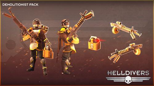 Купить Дополнение для игры HELLDIVERS Demolitionist Pack (Steam)  5484314. Характеристики, отзывы и цены в Донецке