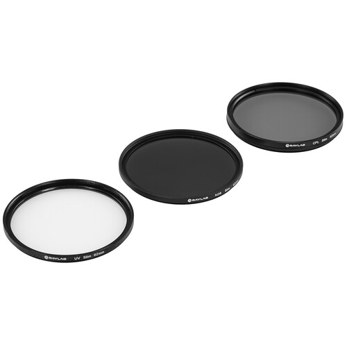 Купить Набор светофильтров RayLab (UV;CPL;ND8) 62 мм  9127406. Характеристики, отзывы и цены в Донецке