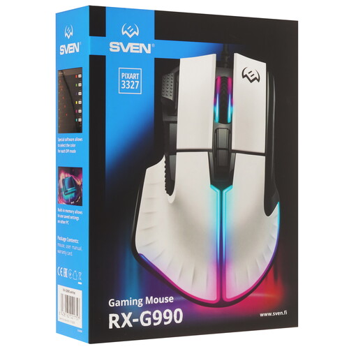 Купить Мышь проводная SVEN RX-G990  9050497. Характеристики, отзывы и цены в Донецке