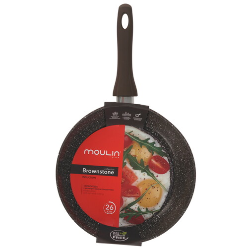 Купить Сковорода MoulinVilla Brownstone BST-26-I  9198485. Характеристики, отзывы и цены в Донецке