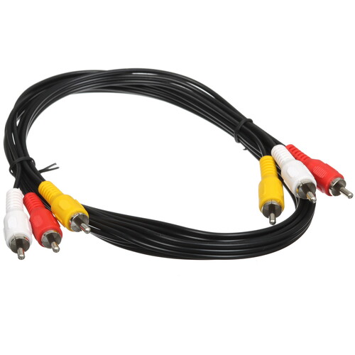 Купить Кабель   Telecom RCA x3 - RCA x3 черный  5471369. Характеристики, отзывы и цены в Донецке