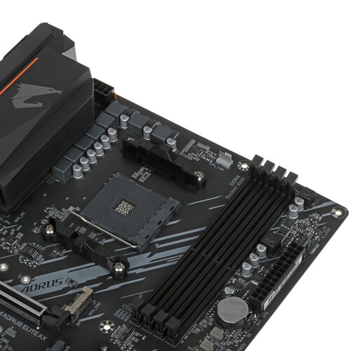 Купить Материнская плата GIGABYTE B550M AORUS ELITE AX  5493345. Характеристики, отзывы и цены в Донецке