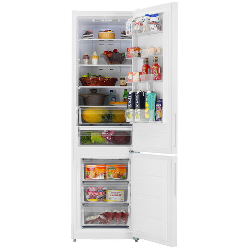 Купить Холодильник с морозильником   DEXP B4-34AMA белый  9263056. Характеристики, отзывы и цены в Донецке