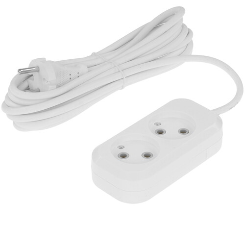 Купить Удлинитель Smartbuy SBE-10-2-05-N белый  9192896. Характеристики, отзывы и цены в Донецке