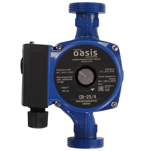Купить Циркуляционный насос Oasis CB-25/4  9273680. Характеристики, отзывы и цены в Донецке