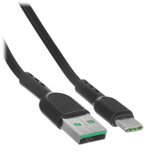 Купить Кабель круглый Hoco USB Type-C - USB 2.0 Type-A черный 1 м  5452406. Характеристики, отзывы и цены в Донецке