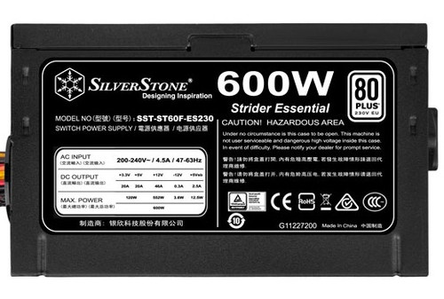 Купить Блок питания SilverStone SST-ST60F-ES230  черный  5358876. Характеристики, отзывы и цены в Донецке