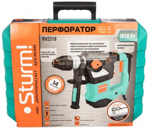 Купить Перфоратор Sturm! RH2518  8106743. Характеристики, отзывы и цены в Донецке