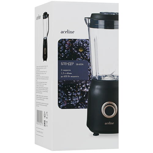 Купить Блендер стационарный Aceline SB-600A черный  5402540. Характеристики, отзывы и цены в Донецке