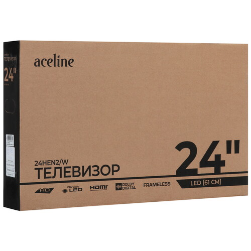 Купить 24" (60 см) Телевизор Aceline 24HEN2/W белый  9136070. Характеристики, отзывы и цены в Донецке