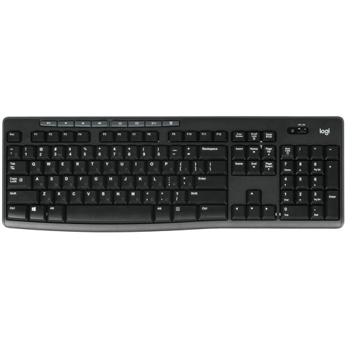 Купить Клавиатура+мышь беспроводная   Logitech MK270 черный  5464670. Характеристики, отзывы и цены в Донецке