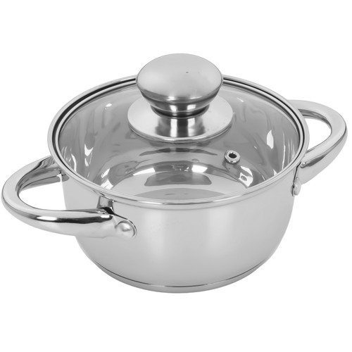 Купить Кастрюля Appetite Greta GS02113 1 л 14 см серебристый  9294701. Характеристики, отзывы и цены в Донецке